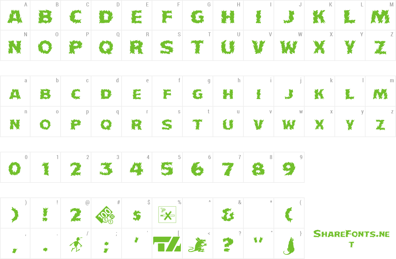 Font Incendiak preview